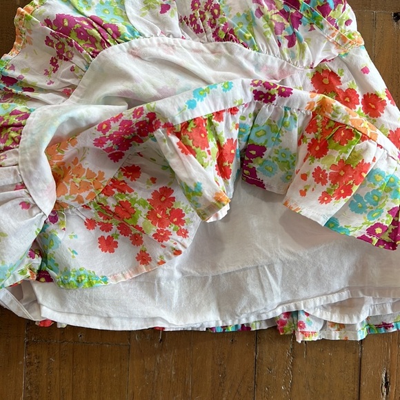 Janie and jack floral ruffle dress - Picture 4 of 7